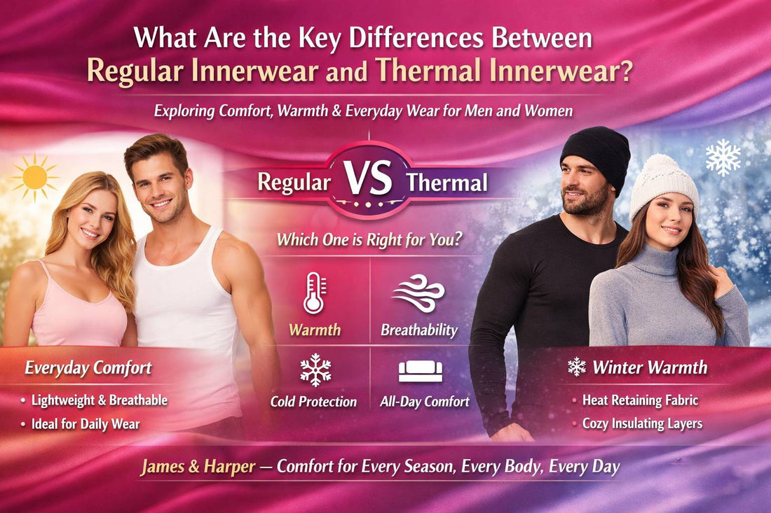 What Are the Key Differences Between Regular Inner Wear and Thermal Inner Wear? exploring the Men and women wear?