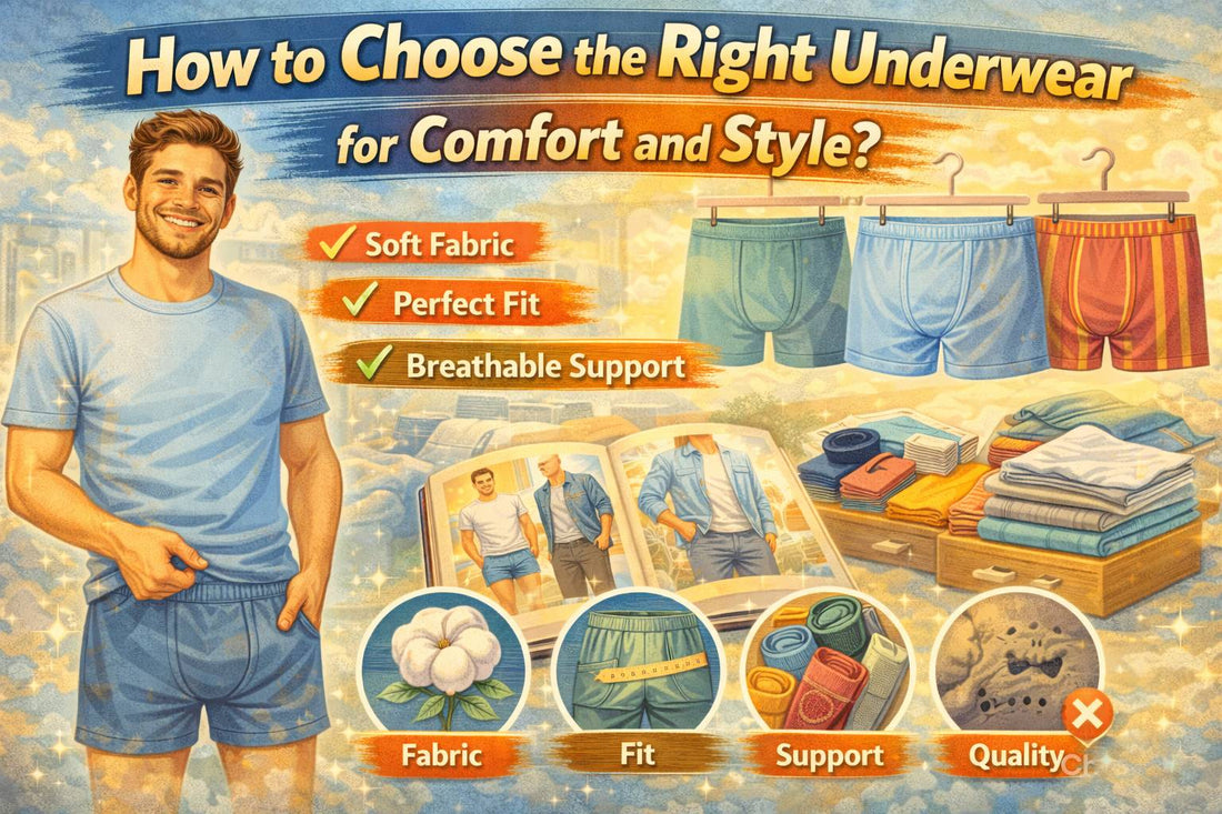 How to Choose the Right Underwear  for Comfort and style ?