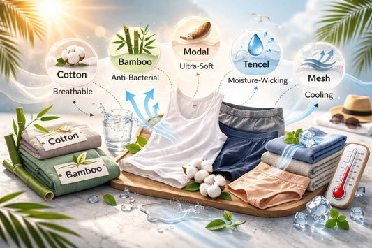 What fabric is best for inner wear in hot weather?