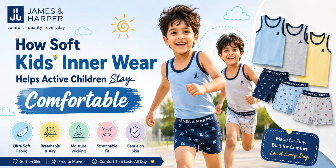 How Soft Kids' Inner Wear Helps Active Children Stay Comfortable