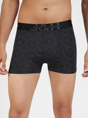 Men's Modal Elastane Printed Trunk (p4)