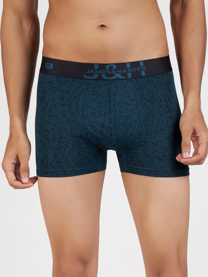 Men's Modal Elastane Printed Trunk (p2)