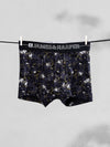 Men's Combed Cotton Spandex Printed Trunk (p5)