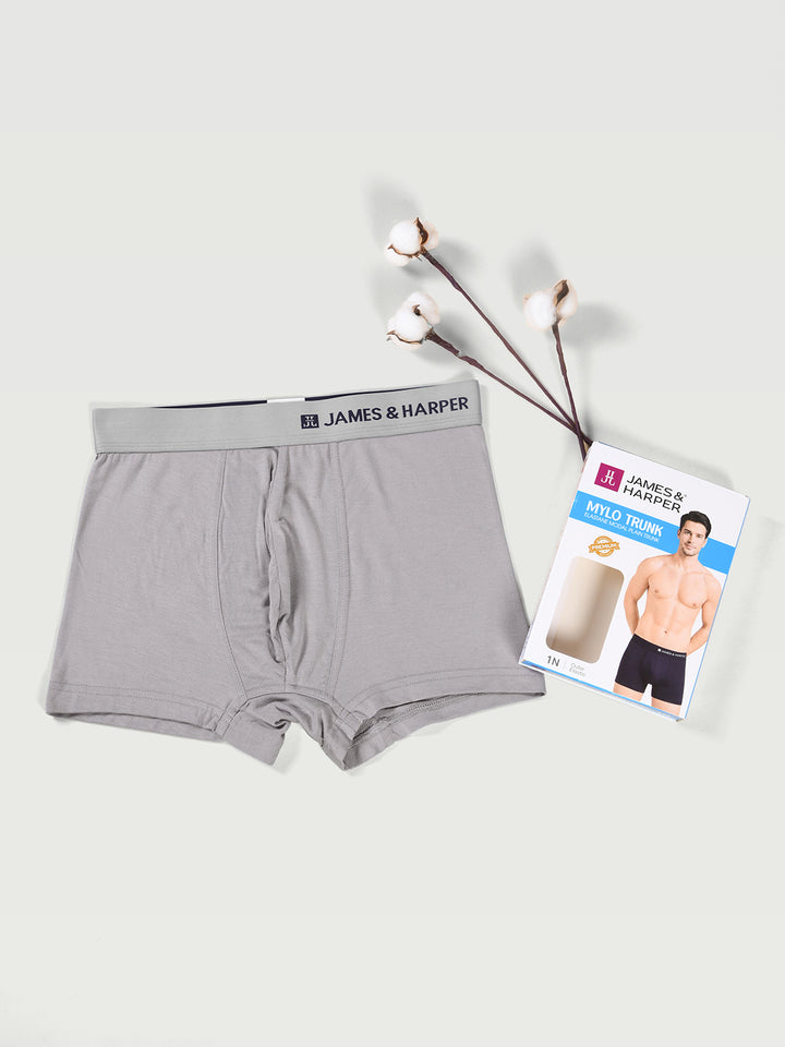 Men's Modal Elastane Trunk (Silver)