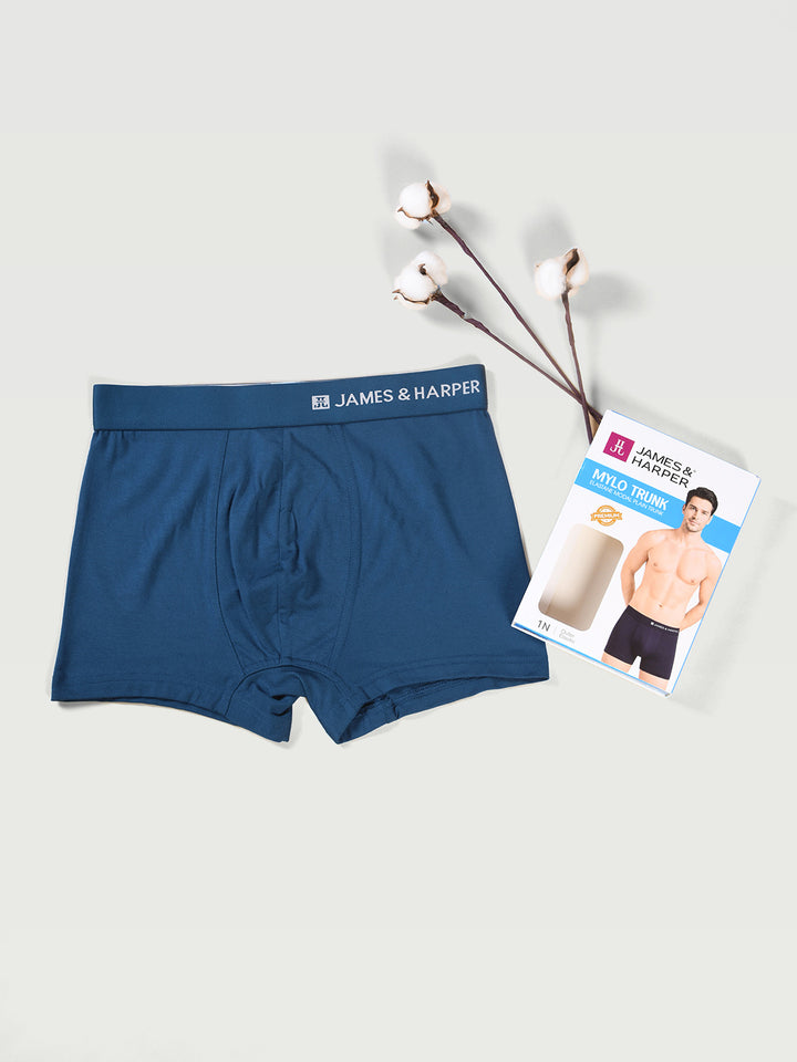 Men's Modal Elastane Trunk (Denim Blue)